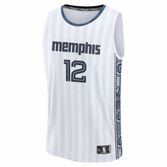 Ja Morant Memphis Grizzlies 2025/26 City Edition Fast Break Jersey - White | Fanatics online