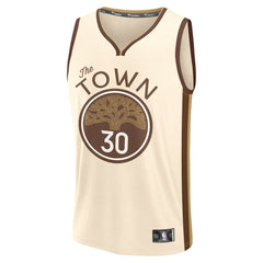 Stephen Curry Golden State Warriors Youth 2025/26 City Edition Fast Break Jersey sale - Tan | Fanatics for sale