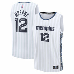 Ja Morant Memphis Grizzlies Youth 2025/26 City Edition Fast Break Jersey - White | Fanatics discount