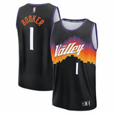 Devin Booker Phoenix Suns Youth 2025/26 City Edition Fast Break Jersey - Black | Fanatics for sale