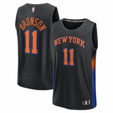 Jalen Brunson New York Knicks Youth Fast Break Jersey - Statement Edition - Black | Fanatics outlet
