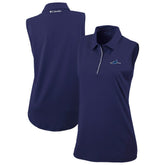 Tampa Bay Rays Women's Tend The Ball Sleeveless Polo - Navy | Columbia