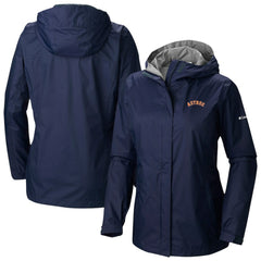 Houston Astros Women's Arcadia II Omni-Tech Full-Zip Hoodie Rain Jacket - Navy | Columbia