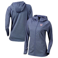 Washington Nationals Women's Half Shot Full-Zip Hoodie - Navy | Columbia