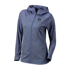 Milwaukee Brewers Women's Half Shot Full-Zip Hoodie - Navy | Columbia