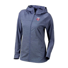 Minnesota Twins Women's Half Shot Full-Zip Hoodie - Navy | Columbia