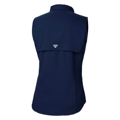 Cleveland Guardians Women's Tamiami Sleeveless Shirt - Navy | Columbia