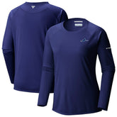 Tampa Bay Rays Tidal Tee II Long Sleeve T-Shirt - Navy | Columbia