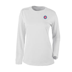 Chicago Cubs Shotgun Long Sleeve T-Shirt - White | Columbia