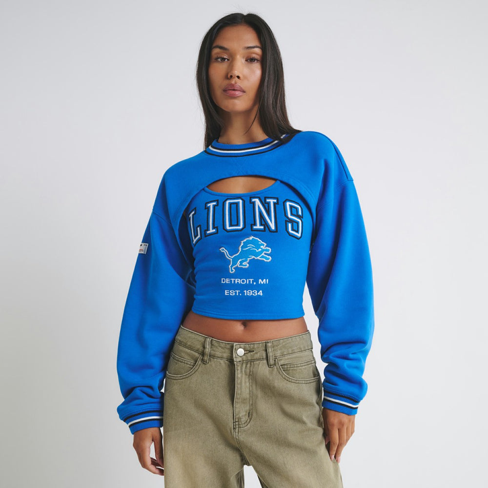 NFL Detroit Lions Off Season Women's Fleece Shrug Cami