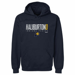 Tyrese Haliburton Indiana Pacers 500 Level Elite Pullover Hoodie - Navy on sale