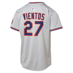 Mark Vientos New York Mets Youth Road Limited Jersey - Gray | Nike