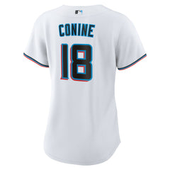 Griffin Conine Miami Marlins Women's Home Replica Jersey - White | Nike