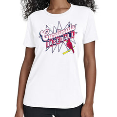 St. Louis Cardinals Starter Women's Drive-In T-Shirt - White