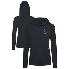 Colorado Rockies Levelwear Women's Cooperstown Collection Relay Core Logo Pullover Hoodie - Black