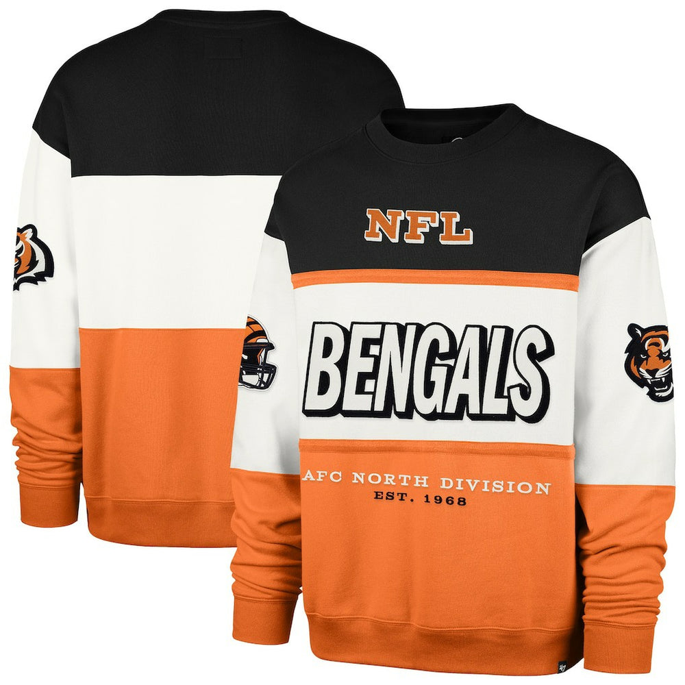 NFL Cincinnati Bengals '47 Breeze Maximalist Sweatshirt