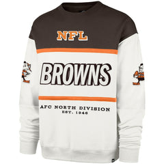 NFL Cleveland Browns '47 Throwback Breeze Maximalist Sweatshirt