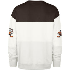 NFL Cleveland Browns '47 Throwback Breeze Maximalist Sweatshirt