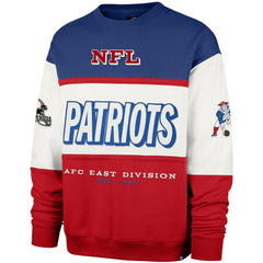 NFL New England Patriots '47 Throwback Breeze Maximalist Sweatshirt