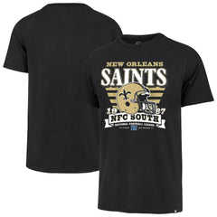 NFL New Orleans Saints '47 Stripe Splash Franklin Throwback T-Shirt