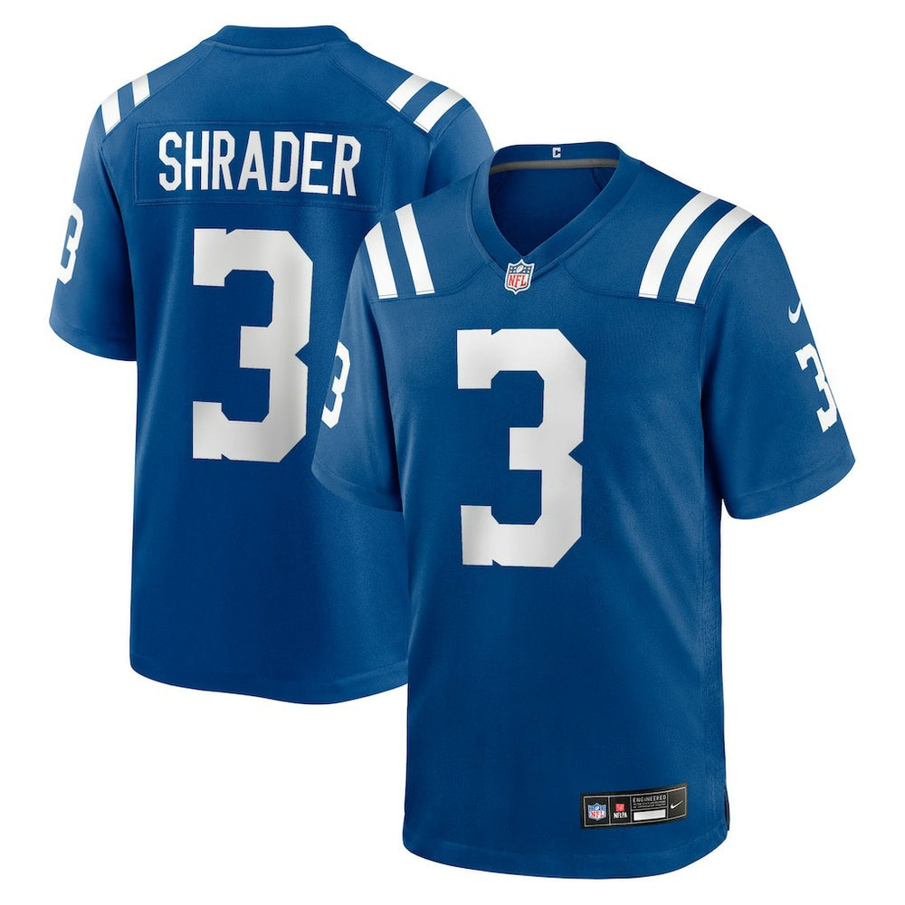 NFL Indianapolis Colts Spencer Shrader Team Game Jersey