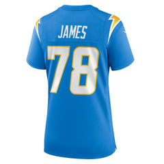 NFL Los Angeles Chargers Andre James Women's Team Game Jersey