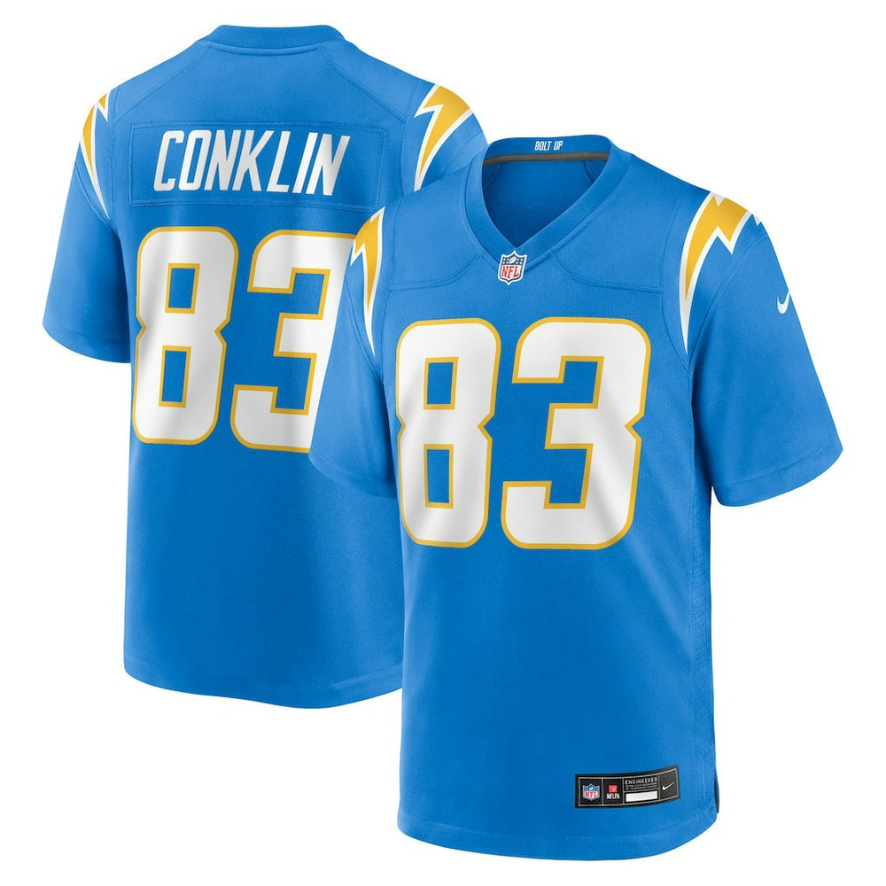 NFL Los Angeles Chargers Tyler Conklin Team Game Jersey