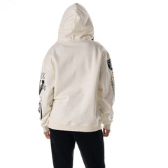 NFL Las Vegas Raiders The Wild Collective Unisex Stacked Graphic Sleeve Fleece Hoodie