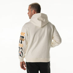 NFL Pittsburgh Steelers The Wild Collective Unisex Stacked Graphic Sleeve Fleece Hoodie
