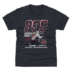 Alexander Ovechkin Washington Capitals 500 Level Youth NHL All-Time Leading Goal Scorer Grunge T-Shirt