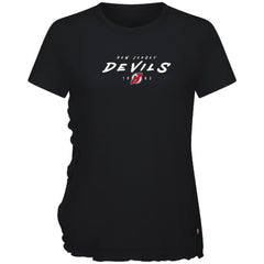 New Jersey Devils Levelwear Women's Airflow Scratched T-Shirt