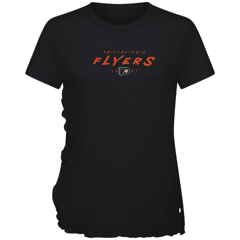 Philadelphia Flyers Levelwear Women's Airflow Scratched T-Shirt