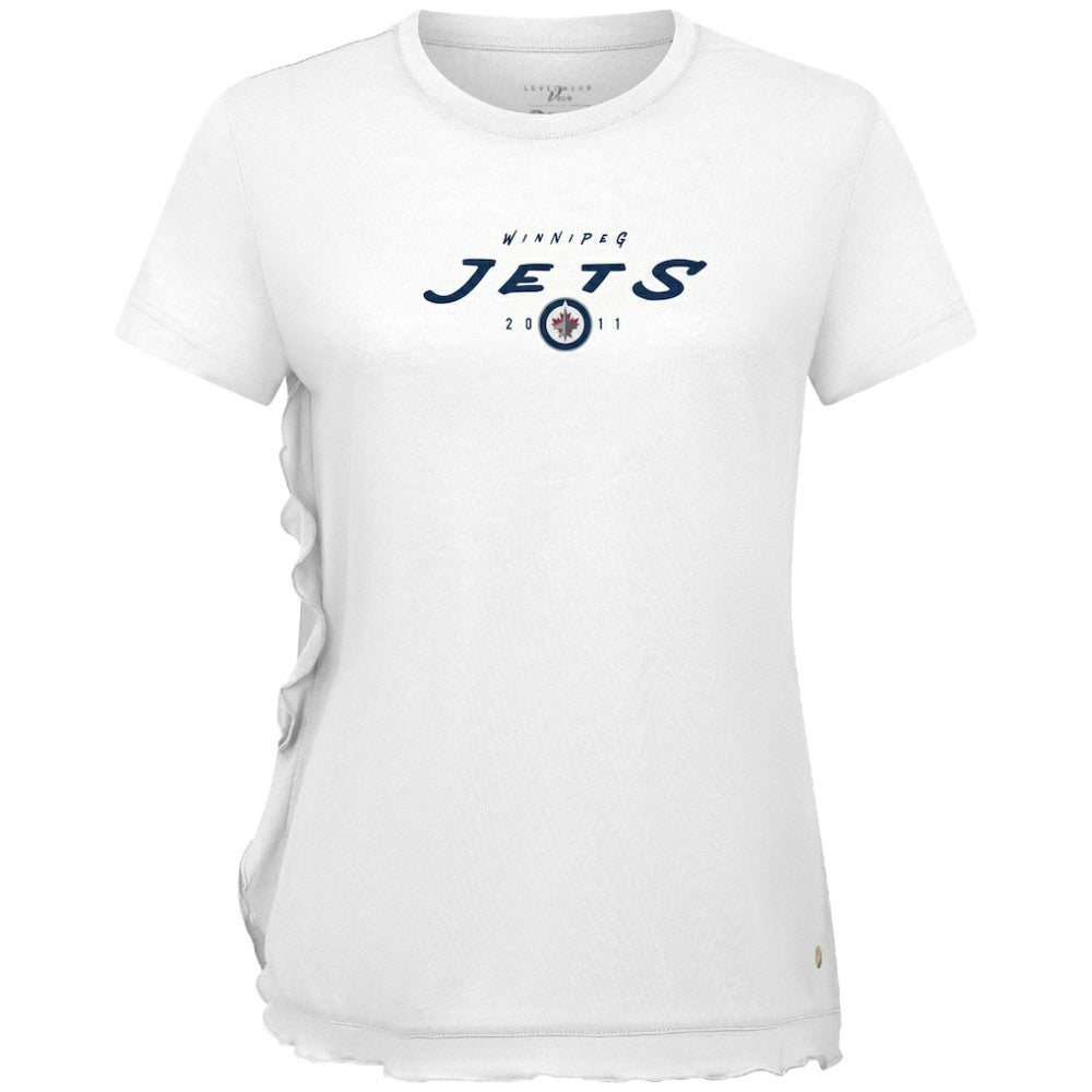 Winnipeg Jets Levelwear Women's Airflow Scratched T-Shirt