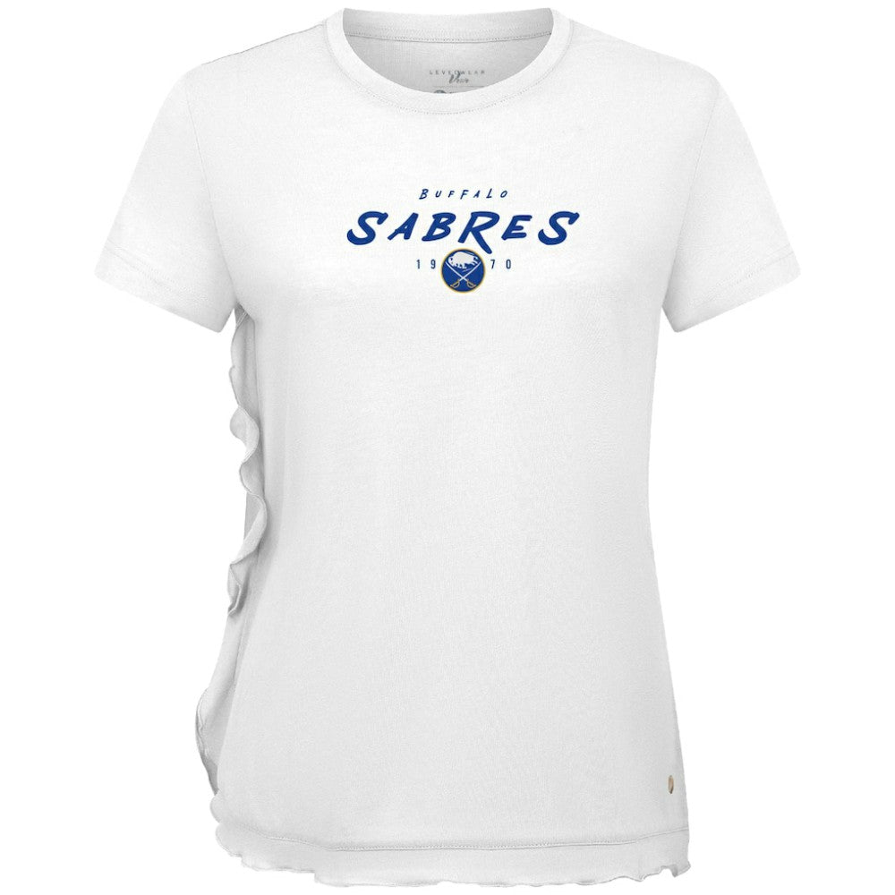 Buffalo Sabres Levelwear Women's Airflow Scratched T-Shirt