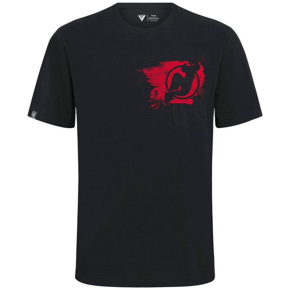New Jersey Devils Levelwear Focal Blasted T-Shirt