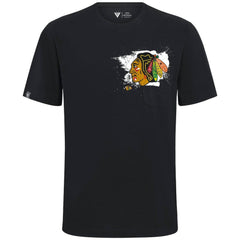 Chicago Blackhawks Levelwear Focal Blasted T-Shirt