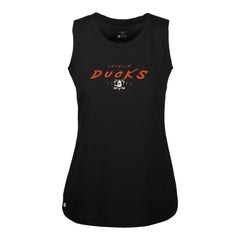 Anaheim Ducks Levelwear Women's Macy Scratched Tank Top