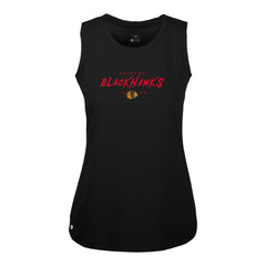 Chicago Blackhawks Levelwear Women's Macy Scratched Tank Top