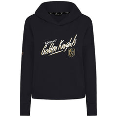 Vegas Golden Knights Levelwear Women's Sweet Sizzle Tri-Blend Cropped Pullover Hoodie