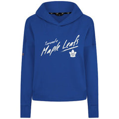 Toronto Maple Leafs Levelwear Women's Sweet Sizzle Tri-Blend Cropped Pullover Hoodie