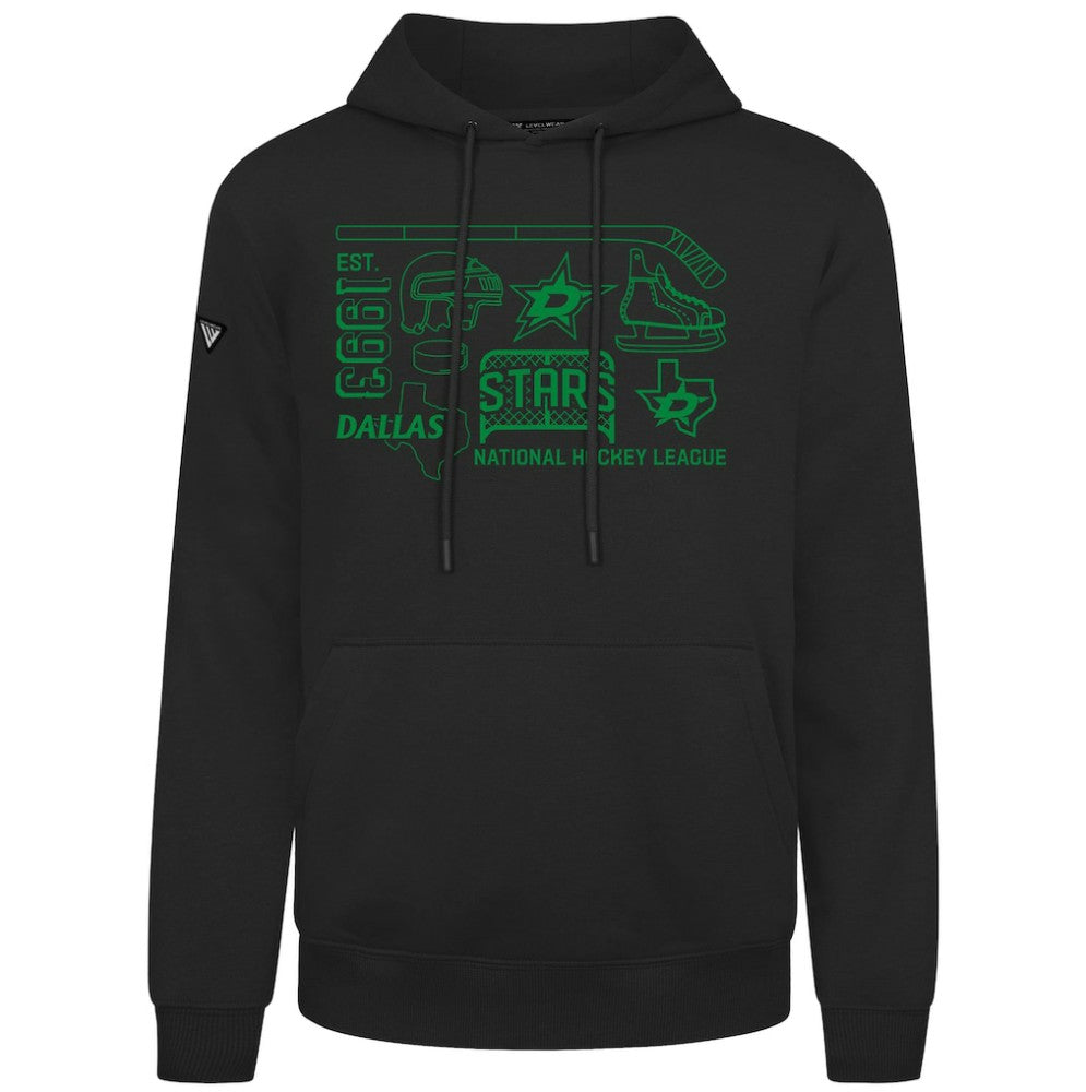 Dallas Stars Levelwear Podium Campaign Pullover Hoodie