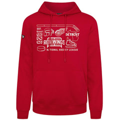 Detroit Red Wings Levelwear Podium Campaign Pullover Hoodie