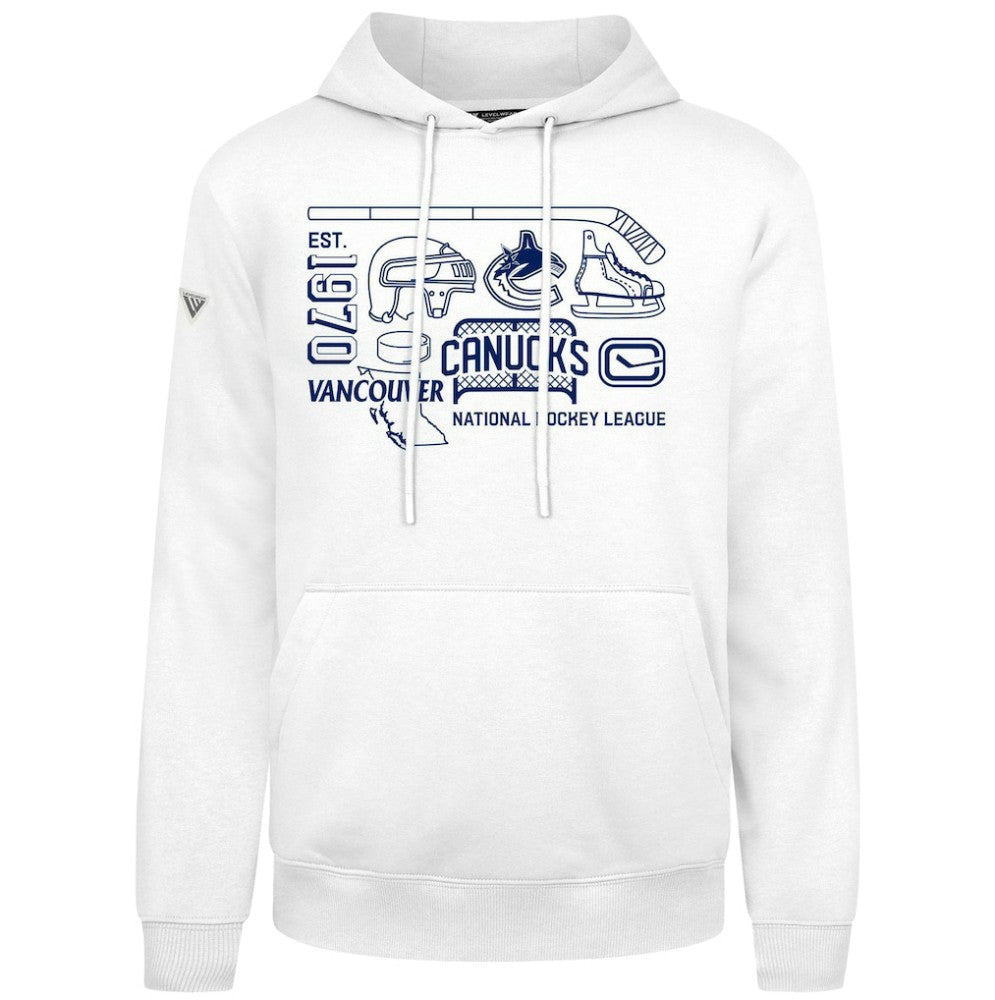 Vancouver Canucks Levelwear Podium Campaign Pullover Hoodie