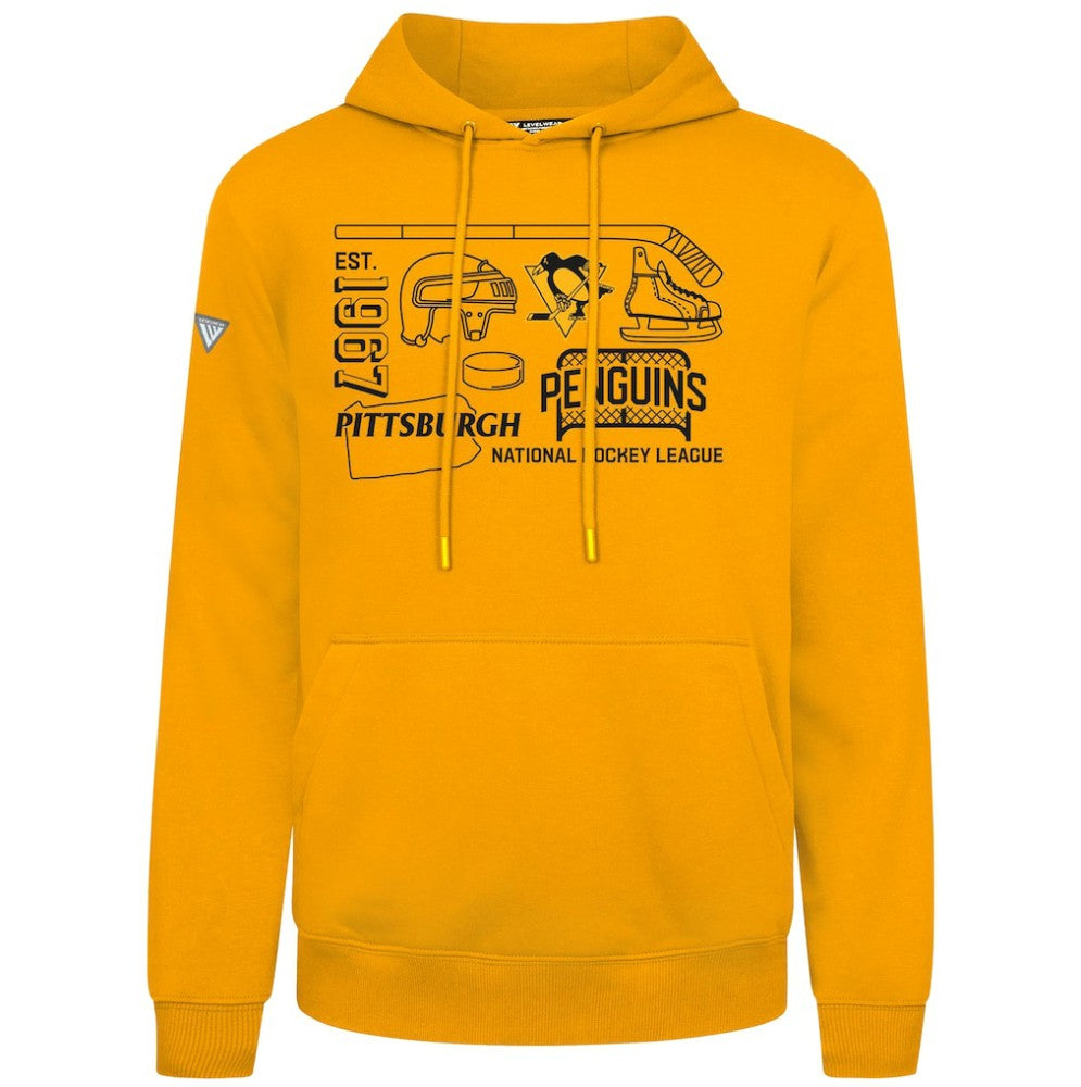 Pittsburgh Penguins Levelwear Podium Campaign Pullover Hoodie