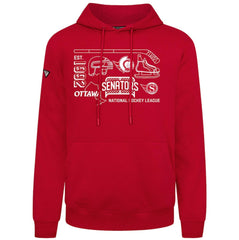 Ottawa Senators Levelwear Podium Campaign Pullover Hoodie