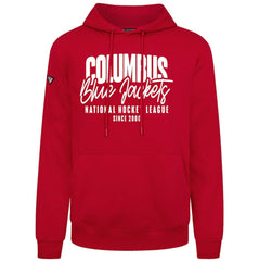 Columbus Blue Jackets Levelwear Podium Response Pullover Hoodie