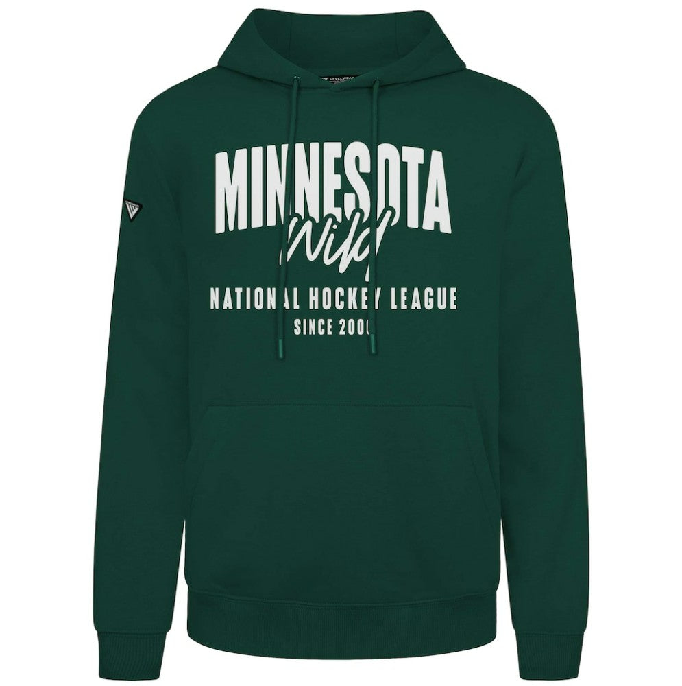 Minnesota Wild Levelwear Podium Response Pullover Hoodie