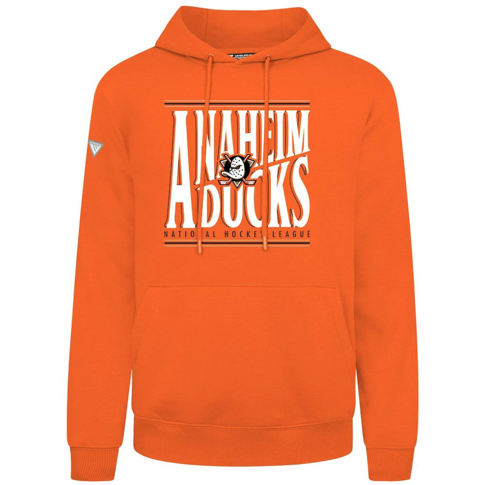 Anaheim Ducks Levelwear Podium Powerhouse Pullover Hoodie