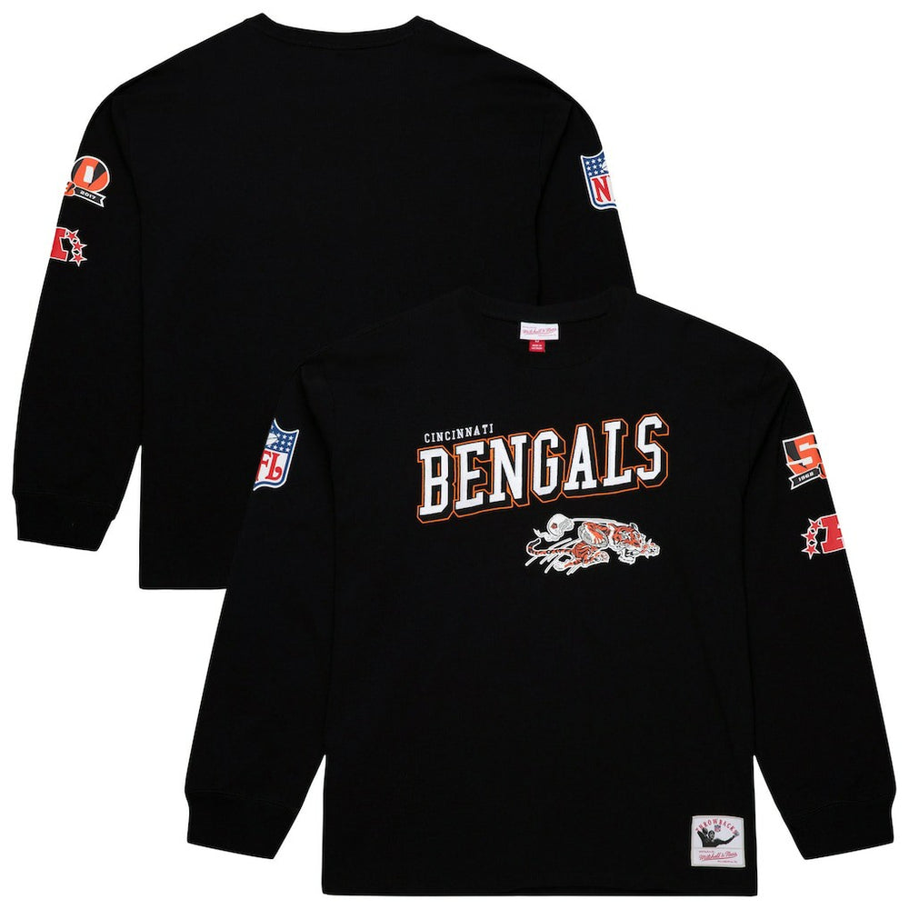 NFL Cincinnati Bengals Training Camp Vintage Logos Long Sleeve T-Shirt