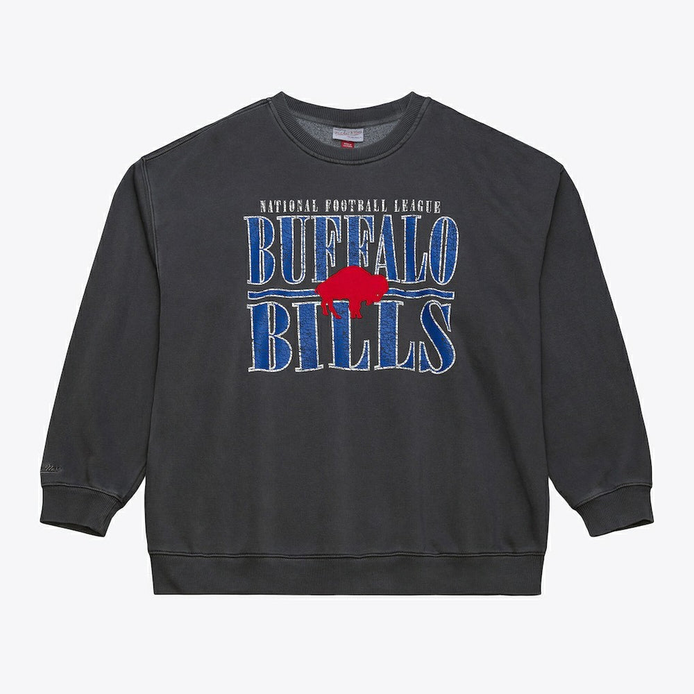 NFL Buffalo Bills Downtown Crew Vintage Logo Sweatshirt
